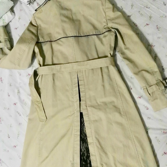 Red Valentino beige trench coat lace - Picture 3 of 3